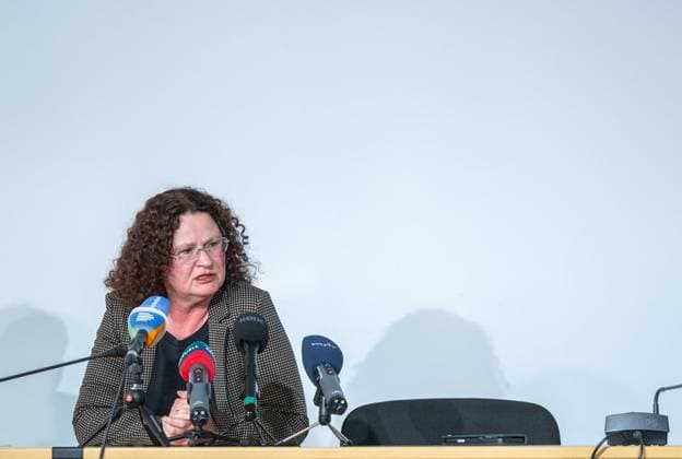 8. THÜRINGER LANDTAG - LPK SIGRID HUPACH (BSW) ** NUR FÜR REDAKTIONELLE ZWECKE ** EDITORIAL USE ONLY **<p>17 06 2026-Erfurt: Thüringer Landtag Landespressekonferenz mit den Vorsitzenden der Landtagsfraktionen vor der nächsten Landtagssitzung im Foto: Sigrid Hupach (BSW) ( Deutschland Thueringen Erfurt Copyright: SaschaxFromm *** 8 THURINGIAN STATE PARLIAMENT LPK SIGRID HUPACH BSW FOR EDITORIAL USE ONLY EDITORIAL USE ONLY June 17, 2026 Erfurt Thuringian State Parliament State Press Conference with the leaders of the state parliamentary groups ahead of the next state parliament session. Photo Copyright: SaschaxFromm doc86bvni03ycy1brz1jmq9 ,EDITORIAL USE ONLY