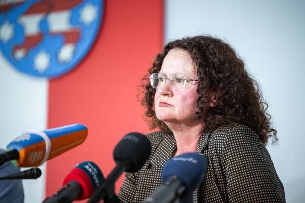 8. THÜRINGER LANDTAG - LPK SIGRID HUPACH (BSW) ** NUR FÜR REDAKTIONELLE ZWECKE ** EDITORIAL USE ONLY **<p>17 06 2026-Erfurt: Thüringer Landtag Landespressekonferenz mit den Vorsitzenden der Landtagsfraktionen vor der nächsten Landtagssitzung im Foto: Sigrid Hupach (BSW) ( Deutschland Thueringen Erfurt Copyright: SaschaxFromm *** 8 THURINGIAN STATE PARLIAMENT LPK SIGRID HUPACH BSW FOR EDITORIAL USE ONLY EDITORIAL USE ONLY June 17, 2026 Erfurt Thuringian State Parliament State Press Conference with the leaders of the state parliamentary groups ahead of the next state parliament session. Photo Copyright: SaschaxFromm doc86bvnjn9ma9ddcysmxc ,EDITORIAL USE ONLY