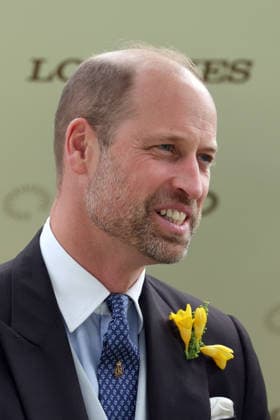 17.06.2026, Ascot, Windsor, GBR - Portrait of HRH Prince William. Ascot racecourse. (Prinz William, Portrait, Portraet, Royals) 260617D586ROYAL_ASCOT.JPG