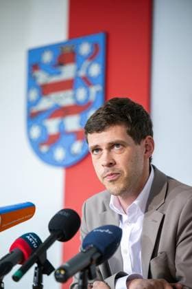 8. THÜRINGER LANDTAG - LPK LUTZ LIEBSCHER (SPD) ** NUR FÜR REDAKTIONELLE ZWECKE ** EDITORIAL USE ONLY **<p>17 06 2026-Erfurt: Thüringer Landtag Landespressekonferenz mit den Vorsitzenden der Landtagsfraktionen vor der nächsten Landtagssitzung im Foto: Lutz Liebscher (SPD) ( Deutschland Thueringen Erfurt Copyright: SaschaxFromm *** 8 THURINGIAN STATE PARLIAMENT LPK LUTZ LIEBSCHER SPD FOR EDITORIAL USE ONLY EDITORIAL USE ONLY June 17, 2026 Erfurt Thuringian State Parliament State Press Conference with the leaders of the state parliamentary groups ahead of the next state parliament session. Photo Copyright: SaschaxFromm doc86bvmkl2hevsnc3umw2 ,EDITORIAL USE ONLY