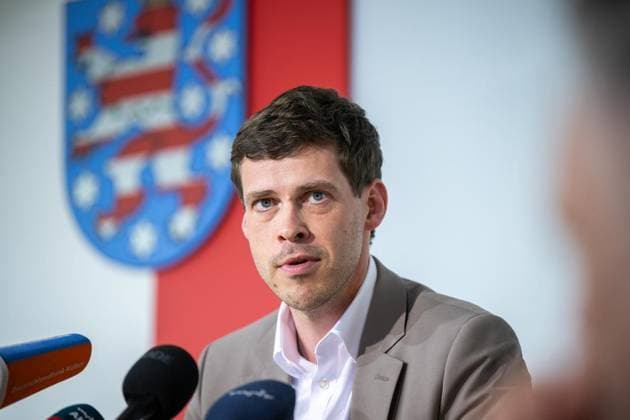 8. THÜRINGER LANDTAG - LPK LUTZ LIEBSCHER (SPD) ** NUR FÜR REDAKTIONELLE ZWECKE ** EDITORIAL USE ONLY **<p>17 06 2026-Erfurt: Thüringer Landtag Landespressekonferenz mit den Vorsitzenden der Landtagsfraktionen vor der nächsten Landtagssitzung im Foto: Lutz Liebscher (SPD) ( Deutschland Thueringen Erfurt Copyright: SaschaxFromm *** 8 THURINGIAN STATE PARLIAMENT LPK LUTZ LIEBSCHER SPD FOR EDITORIAL USE ONLY EDITORIAL USE ONLY June 17, 2026 Erfurt Thuringian State Parliament State Press Conference with the leaders of the state parliamentary groups ahead of the next state parliament session. Photo Copyright: SaschaxFromm doc86bvmkroi4j131iux1cgd ,EDITORIAL USE ONLY