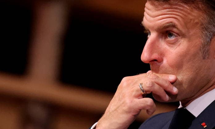 French President Emmanuel Macron during the closing press conference of the G7 summit in Évian-les-Bains, France, on June 17, 2026. Dominique Jacovides Bestimage French President Emmanuel Macron during the closing press conference of the G7 summit in Évian-les-Bains, France, on June 17, 2026 Évian-les-Bains France,detected_source_language  Copyright: xDOMINIQUExJACOVIDESx xBESTIMAGExDOMINIQUExJACOVIDESx xBESTIMAGEx
