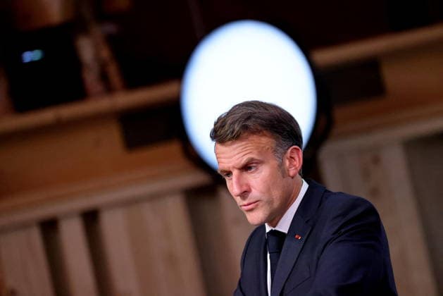 French President Emmanuel Macron during the closing press conference of the G7 summit in Évian-les-Bains, France, on June 17, 2026. Dominique Jacovides Bestimage French President Emmanuel Macron during the closing press conference of the G7 summit in Évian-les-Bains, France, on June 17, 2026 Évian-les-Bains France,detected_source_language  Copyright: xDOMINIQUExJACOVIDESx xBESTIMAGExDOMINIQUExJACOVIDESx xBESTIMAGEx