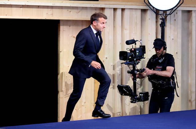 French President Emmanuel Macron during the closing press conference of the G7 summit in Évian-les-Bains, France, on June 17, 2026. Dominique Jacovides Bestimage French President Emmanuel Macron during the closing press conference of the G7 summit in Évian-les-Bains, France, on June 17, 2026 Évian-les-Bains France,detected_source_language  Copyright: xDOMINIQUExJACOVIDESx xBESTIMAGExDOMINIQUExJACOVIDESx xBESTIMAGEx