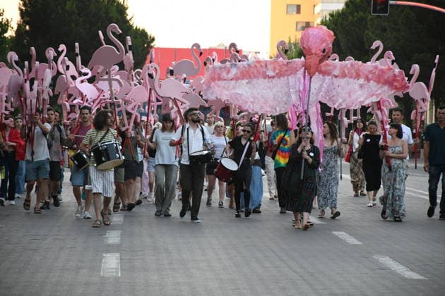 Anti-tourism project protests continue for 18th day in Albania TIRANA, ALBANIA - JUNE 17: Protests against a planned tourism project in the Zvernec area of the coastal city of Vlora continue for a 18th consecutive day in Tirana, Albania on June 17, 2026. Demonstrators gathered in Skanderbeg Square under the slogan Albania is not for sale, with a large number of participants joining the rally. Protesters opposed the reported sale of a beach in Zvernec as part of a tourism project allegedly linked to Ivanka Trump and Jared Kushner. Carrying banners, placards, and Albanian flags, demonstrators marched along the Boulevard of the Martyrs of the Nation toward the Prime Minister’s Office. Olsi Shehu Anadolu Tirana Albania. Editorial use only.  Copyright: x2026xAnadoluxOlsixShehux