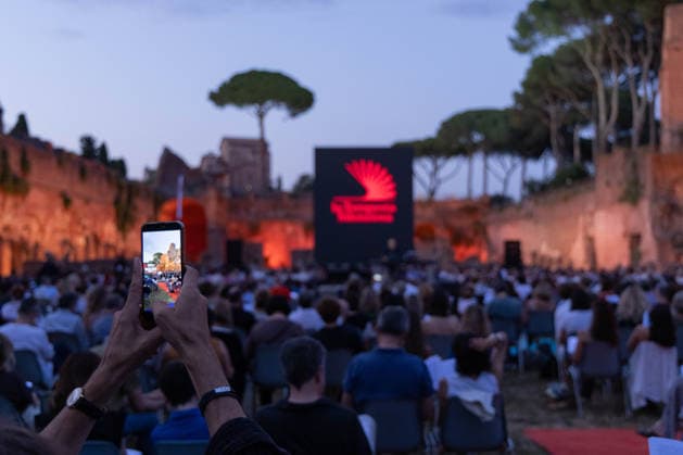 IPA85796820 - The Silent Storm, a shared, collective reading experience conceived by Alessandro Baricco at the Palatino Stadium in Rome. Thousands of people read Fyodor Dostoevsky™s *White Nights* at the same time.  Copyright: xMatteoxNardonex xx 85796820