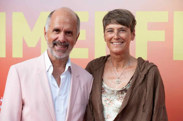 Christoph Maria HERBST, Schauspieler, mi Ehefrau Gisi HERBST, Sommerfest der Film und Medienstiftung NRW in Koeln, 17.06.2026. *** Christoph Maria HERBST, actor, with his wife Gisi HERBST, at the Film and Media Foundation NRW’s summer festival in Cologne, June 17, 2026,detected_source_language