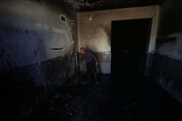 Settlers Set Fire to Mosque in Jaljulia Village North of Ramallah RAMALLAH, WEST BANK JUNE 2026: Settlers set fire to a mosque in the village of Jaljulia overnight, causing significant damage to the building. Local residents and emergency teams responded to the scene and worked to contain the fire, while investigations are ongoing. RAMALLAH PS Copyright: x xALIxShtayehx xJNAxPressx