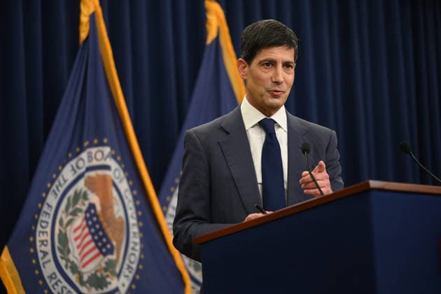 WASHINGTON, DC - JUNE 17: US Federal Reserve Chair Kevin Warsh speaks during his first news conference since taking the helm at the central bank on June 17, 2026 in Washington, DC. Warsh was appointed by President Donald Trump after former chair Jerome Powell s tenure ended in May.  Copyright: xChinaxNewsxServicex 111648903382