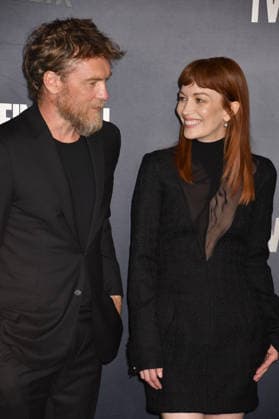 NEW YORK, NY - JUNE 17: Sam Worthington and Britt Lower at the Netflix premiere the New Harlan Coben series, I Will Find You on June 17, 2026 at The Plaza Hotel in New York City. Copyright: xmpi099 MediaPunchx
