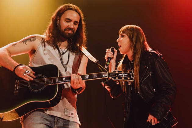 Halestorm Playing an Acoustic Set at Islington Assembly Hall, London Halestorm Lzzy Hale and Joe Hottinger Acoustic Set Islington Assembly Hall London Wednesday 17th June, Credit:Justine Louise Avalon  Copyright: xJustinexLouisex xAvalonx 1110845821