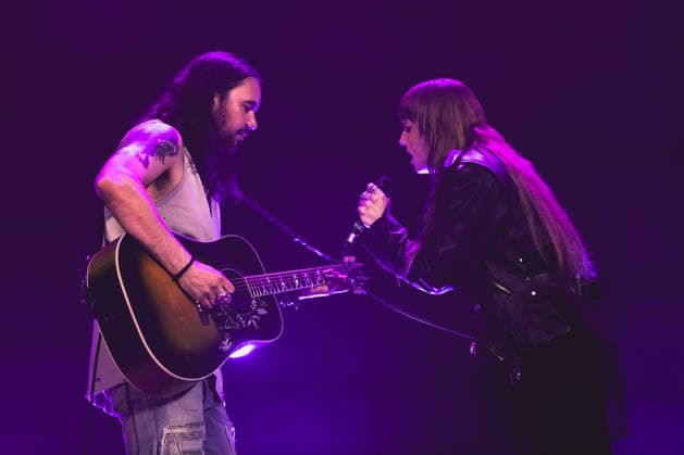 Halestorm Playing an Acoustic Set at Islington Assembly Hall, London Halestorm Lzzy Hale and Joe Hottinger Acoustic Set Islington Assembly Hall London Wednesday 17th June, Credit:Justine Louise Avalon  Copyright: xJustinexLouisex xAvalonx 1110845952