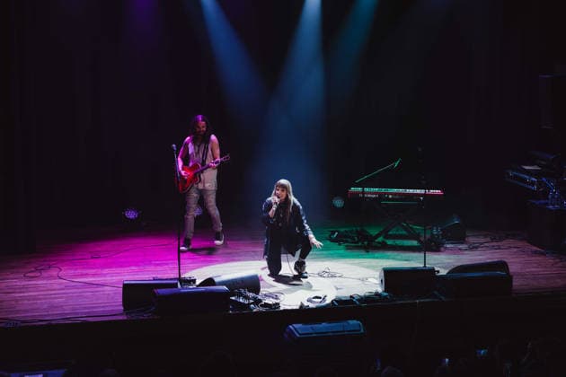 Halestorm Playing an Acoustic Set at Islington Assembly Hall, London Halestorm Lzzy Hale and Joe Hottinger Acoustic Set Islington Assembly Hall London Wednesday 17th June, Credit:Justine Louise Avalon  Copyright: xJustinexLouisex xAvalonx 1110845973