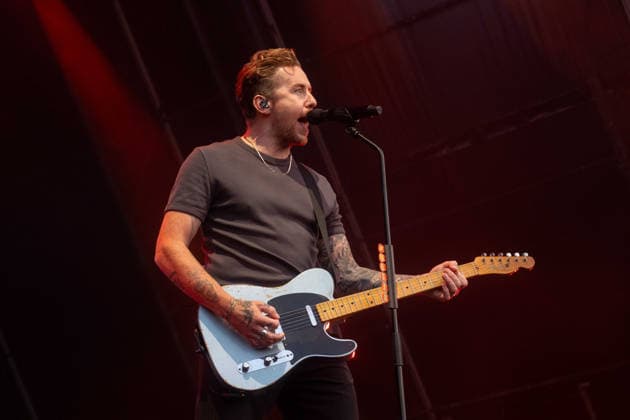 McFly in concert at Thetford Forest, Thetford, UK Thetford, UK, 17 June, 2026. McFly in concert. Pictured left to right, Danny Jones., Credit:Stephen Keable Avalon UK, Norfolk, Thetford, Thetford Forest  Copyright: xStephenxKeablex xAvalonx 1110847185
