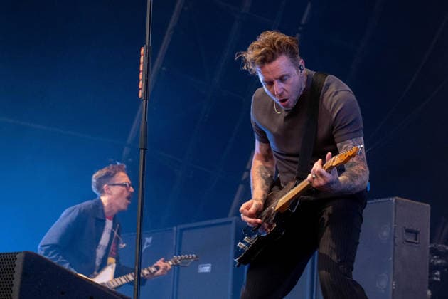 McFly in concert at Thetford Forest, Thetford, UK Thetford, UK, 17 June, 2026. McFly in concert. Pictured left to right, Tom Fletcher, Danny Jones., Credit:Stephen Keable Avalon UK, Norfolk, Thetford, Thetford Forest  Copyright: xStephenxKeablex xAvalonx 1110847402