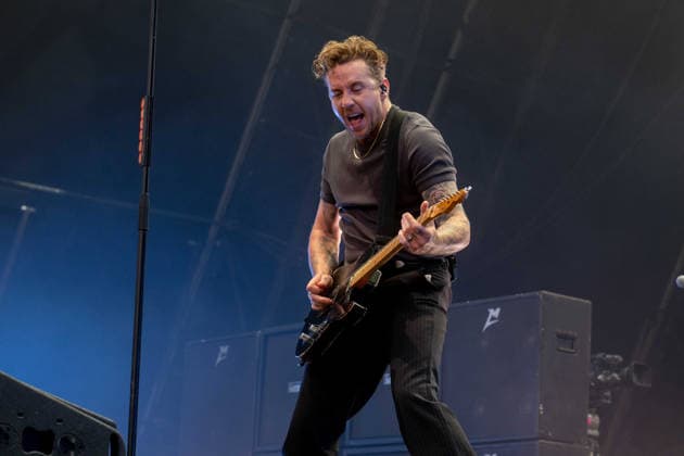 McFly in concert at Thetford Forest, Thetford, UK Thetford, UK, 17 June, 2026. McFly in concert. Pictured left to right, Danny Jones., Credit:Stephen Keable Avalon UK, Norfolk, Thetford, Thetford Forest  Copyright: xStephenxKeablex xAvalonx 1110847419