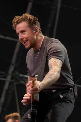 McFly in concert at Thetford Forest, Thetford, UK Thetford, UK, 17 June, 2026. McFly in concert. Pictured left to right, Danny Jones., Credit:Stephen Keable Avalon UK, Norfolk, Thetford, Thetford Forest  Copyright: xStephenxKeablex xAvalonx 1110847436