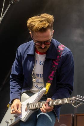 McFly in concert at Thetford Forest, Thetford, UK Thetford, UK, 17 June, 2026. McFly in concert. Pictured left to right, Tom Fletcher., Credit:Stephen Keable Avalon UK, Norfolk, Thetford, Thetford Forest  Copyright: xStephenxKeablex xAvalonx 1110847474