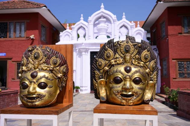 June 18, 2026, Kathmandu, Bagmati, Nepal: The sacred 16th-century Bhairava masks are pictured in a procession as they depart the National Museum of Nepal in Chhauni, Kathmandu, on June 18, 2026, en route to their original shrine in Dolakha after more than three decades abroad. The revered masks were stolen in March 1994 and later trafficked internationally before entering museum circulation in the United States. Following provenance research and legal coordination between Nepali authorities and the Manhattan District AttorneyÃ¢â‚¬â ¢s Office, the masks were formally returned and repatriated to Nepal in December 2023. Their return marks a significant milestone in ongoing efforts to restore stolen cultural heritage to its place of origin and  - ZUMAs330 20260618_zsp_s330_012 Copyright: xSafalxPrakashxShresthax