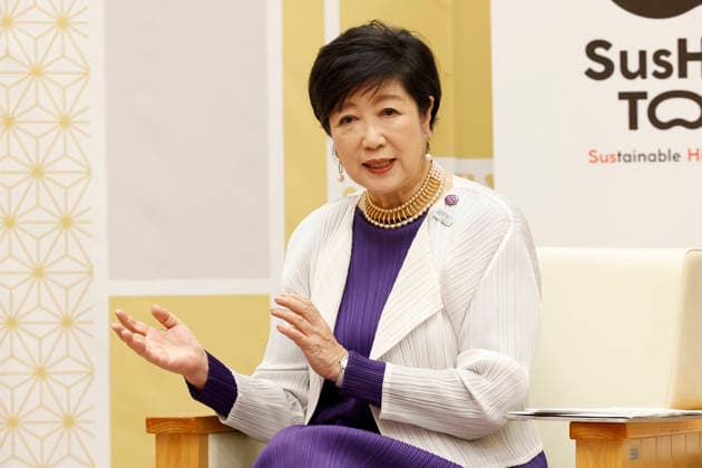 June 18, 2026, Tokyo, Japan: Tokyo Governor Yuriko Koike speaks during a meeting with Mayor of London Sadiq Khan (not pictured) at the Tokyo Metropolitan Government Building. Mayor Khan is on an official visit to Tokyo to strengthen ties with his counterpart, Governor Koike. Tokyo Japan  - ZUMAm191 20260618_aap_m191_013 Copyright: xRodrigoxReyesxMarinx