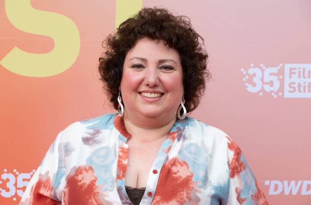 Meltem KAPTAN, Schauspielerin, Portraet, Porträt, Portrait, Angeschnittenes Einzelbild, Einzelmotiv, Roter Teppich, Red Carpet Show, Ankunft, arrival, Sommerfest der Film und Medienstiftung NRW in Koeln, 17.06.2026. *** Meltem KAPTAN, actress, portrait, close-up, single image, single subject, red carpet, red carpet event, arrival, Summer Festival of the Film and Media Foundation NRW in Cologne, June 17, 2026,detected_source_language