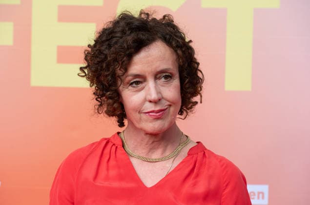 Maria SCHRADER, Schauspielerin, Portraet, Porträt, Portrait, Angeschnittenes Einzelbild, Einzelmotiv, Roter Teppich, Red Carpet Show, Ankunft, arrival, Sommerfest der Film und Medienstiftung NRW in Koeln, 17.06.2026. *** Maria SCHRADER, actress, portrait, close-up, single image, single subject, red carpet, red carpet event, arrival, Summer Festival of the Film and Media Foundation NRW in Cologne, June 17, 2026,detected_source_language