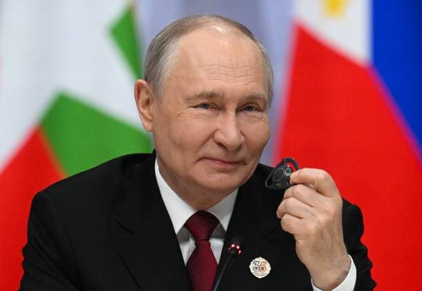 Russia ASEAN Summit 9191060 18.06.2026 Russian President Vladimir Putin attends a plenary session of the Russia-ASEAN Summit in Kazan, Republic of Tatarstan, Russia. Kristina Solovyova Sputnik Kazan Republic of Tatarstan Russia  Copyright: xKristinaxSolovyovax