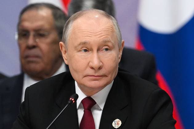 Russia ASEAN Summit 9191084 18.06.2026 Russian President Vladimir Putin attends a plenary session of the Russia-ASEAN Summit in Kazan, Republic of Tatarstan, Russia. Kristina Solovyova Sputnik Kazan Republic of Tatarstan Russia  Copyright: xKristinaxSolovyovax