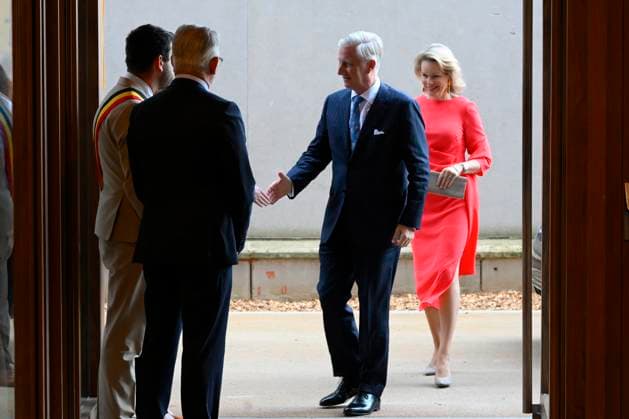 King Philippe And Queen Mathilde Visit Media Square EVERE, BELGIUM - JUNE 18: King Philippe of Belgium and Queen Mathilde of Belgium pictured visiting Media Square, the RTBF s new headquarters in Brussels.on June 18, 2026 in Evere, Belgium, 18 06 2026 Evere Belgium  Copyright: xPhilipxReynaersx