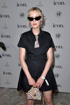 Stella Bossi beim ICON Summer Dinner in der Manon Brasserie Nouvelle im Hotel Roomers. Berlin, 17.06.2026 *** Stella Bossi at the ICON Summer Dinner at Manon Brasserie Nouvelle in the Roomers Berlin Hotel, June 17, 2026,detected_source_language Foto:xM.xBehrensx xFuturexImagex icon_6164
