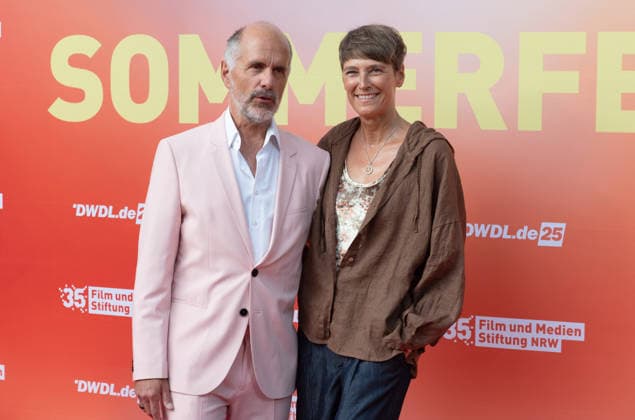Christoph Maria HERBST, Schauspieler, mit Ehefrau Gisi HERBST, Sommerfest der Film und Medienstiftung NRW in Koeln, 17.06.2026. *** Christoph Maria HERBST, actor, with his wife Gisi HERBST, at the Film and Media Foundation NRW’s summer party in Cologne, June 17, 2026,detected_source_language