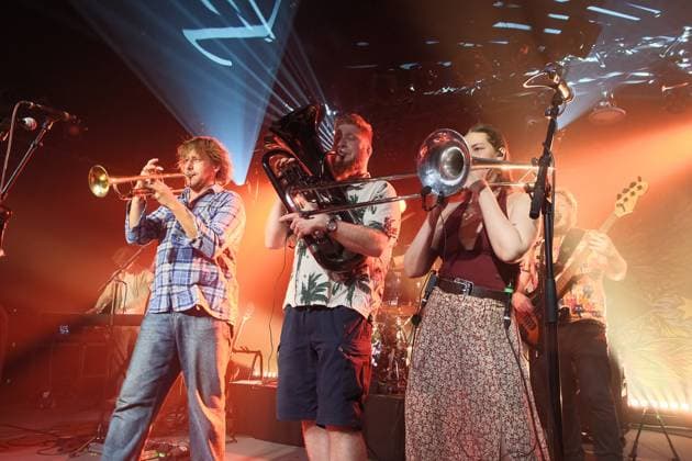 17.06.2026 xkhx Kassel, Kulturzelt Konzert The Magic Mumble Jumble BAND MEMBERS Paul Istance - Lead vocals, Trumpet Erik Stein - Drums Leah Uijterlinde Clarinet, Trombone, Vocals Hugrun Elfa - Posaune, Vocals Reid Steenhuis Piano, Hammond, Vocals Pim Koppen Bass, Vocals David Uijterlinde - Electric guitar, Vocals Leroy van der Poel Sousaphone, Euphonium, Trombone, Vocals *** June 17, 2026 xkhx Kassel, Kulturzelt Concert KH