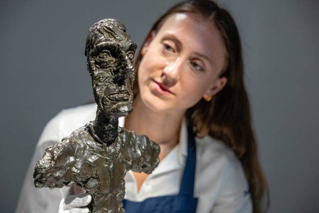 Sotheby s London Modern and Contemporary June Sales Preview, London, UK 18 June 2026 Alberto Giacometti s Buste d homme (New York II), estimated at Â£1,200,000-1,800,000, at Sotheby s London, Mayfair, London, UK, on 18 June 2026. The sculpture, which has been in the collection of David and Shoshanna Wingate for over 35 years, will be offered at auction on 24 June 2026 alongside the celebrated Lewis Collection., Credit:Pete Speller Avalon  Copyright: xPetexSpellerx xAvalonx 1111013015