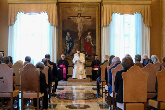 ITALY- REL VATICAN -POPE LEO XVI RECEIVES THE DELEGATION FROM THE HEBREW UNIVERSITY OF JERUSALEM AT THE VATICAN June 18, 2026 Pope Leo XIV receives the delegation from the Hebrew University of Jerusalem AT THE VATICAN June 18, 2026 ITALY REL -June 18, 2026 Pope Leo XIV receives the delegation from the Hebrew University of Jerusalem at the Vatican EDITORIAL USE ONLY - NO BOOKS Copyright: xVATICANxMEDIAx xCatholicxPressxPhotox