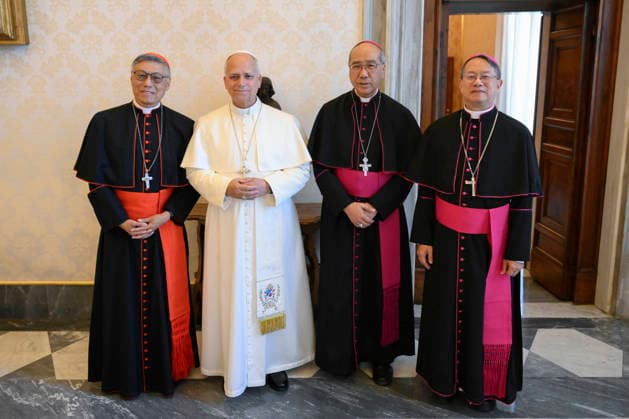 ITALY- REL VATICAN -POPE LEO XVI RECEIVES THE BISHOPS OF HONG KONG AND MACAO AT THE VATICAN June 18, 2026 ITALY REL June 18, 2026 Pope Leo XIV receives the bishops of Hong Kong and Macao at the Vatican EDITORIAL USE ONLY - NO BOOKS Copyright: xVATICANxMEDIAx xCatholicxPressxPhotox