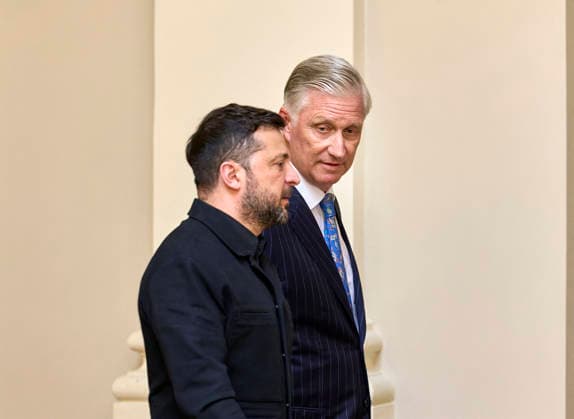 King Philippe Hosts Volodymyr Zelensky - Brussels King Philippe of Belgium hosts Ukrainian President Volodymyr Zelensky for dinner at the Royal Palace in Brussels, Belgium on June 18, 2026. Photo by Olivier Polet ABACAPRESS.COM Brussels  Copyright: xPoletxOlivier ABACAx