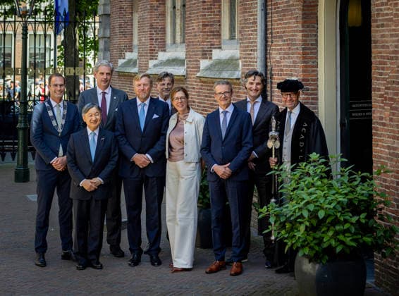 18-06-2026 Statevisit King Willem-Alexander with Emperor Naruhito of Japan visited the temporary exhibition of objects from various Leiden Japan collections and the ˜Sweat Room™ and the botanical garden at the university of Leiden on the 2nd day of the 3 day statevisit to the Netherlands Â  Copyright: xPPEx