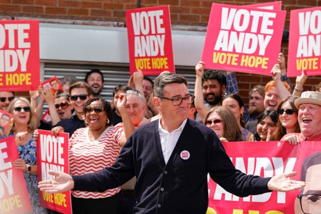 Makerfield by-election in United Kingdom ASHTON-IN-MAKERFIELD, UNITED KINGDOM - JUNE 18: Mayor of Greater Manchester speaks to campaigners at Labour HQ during the Makerfield by-election on June 18, 2026, in Ashton in Makerfield, United Kingdom. Loannis Alexopoulos Anadolu Ashton in Makerfield United Kingdom. Editorial use only. Please get in touch for any other usage.  Copyright: x2026xAnadoluxLoannisxAlexopoulosx