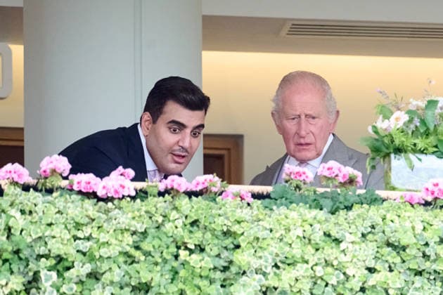 Day 3 of Royal Ascot at Ascot Racecourse, Ascot, UK Ascot, UK. 18 June, 2026. King Charles III and HH Sheikh Hamad bin Abdullah Al Thani attend Day 3 of Royal Ascot at Ascot Racecourse., Credit:Bart Lenoir Avalon UK, Ascot  Copyright: xBartxLenoirx xAvalonx 1111037385