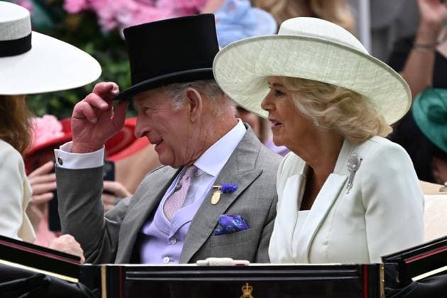 Royal Ascot 2026 BERKSHIRE, UNITED KINGDOM - JUNE 18: King Charles III and Queen Camilla attend the third day of the traditional Royal Ascot horse racing event, which has been held since 1711, in Berkshire, United Kingdom on June 18, 2026. Rasid Necati Aslim Anadolu Berkshire United Kingdom. Editorial use only. Please get in touch for any other usage.  Copyright: x2026xAnadoluxRasidxNecatixAslimx