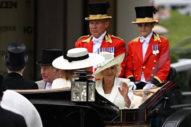 Royal Ascot 2026 BERKSHIRE, UNITED KINGDOM - JUNE 18: King Charles III and Queen Camilla attend the third day of the traditional Royal Ascot horse racing event, which has been held since 1711, in Berkshire, United Kingdom on June 18, 2026. Rasid Necati Aslim Anadolu Berkshire United Kingdom. Editorial use only. Please get in touch for any other usage.  Copyright: x2026xAnadoluxRasidxNecatixAslimx