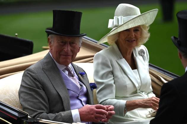 Royal Ascot 2026 BERKSHIRE, UNITED KINGDOM - JUNE 18: King Charles III and Queen Camilla attend the third day of the traditional Royal Ascot horse racing event, which has been held since 1711, in Berkshire, United Kingdom on June 18, 2026. Rasid Necati Aslim Anadolu Berkshire United Kingdom. Editorial use only. Please get in touch for any other usage.  Copyright: x2026xAnadoluxRasidxNecatixAslimx