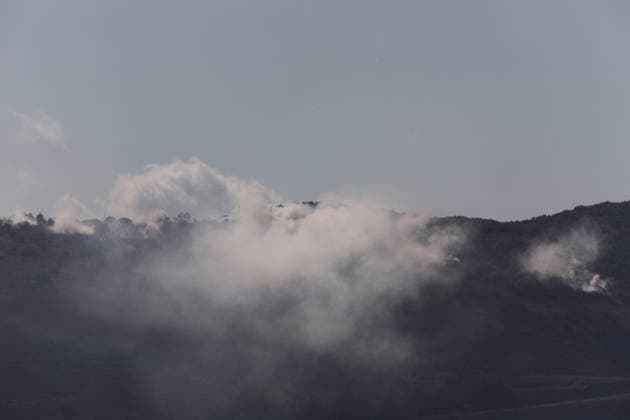 Israeli attacks on Lebanon continue despite the ceasefire NABATIEH, LEBANON - JUNE 18: Smoke rises over Mount Ali al-Tahir following the Israeli attack despite the ceasefire in Nabatieh, Lebanon on June 18, 2026. Ramiz Dallah Anadolu Nabatieh Lebanon. Editorial use only. Please get in touch for any other usage.  Copyright: x2026xAnadoluxRamizxDallahx