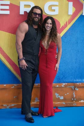 Supergirl UK Sneak Peek Fan Event, Cineworld Leicester Square, London, UK, 18 June 2026. Jason Momoa and Adria Arjona at Supergirl UK Sneak Peek Fan Event, Cineworld Leicester Square, London, UK, 18 June 2026., Credit:Julie Edwards Avalon United Kingdom, London  Copyright: xJuliexEdwardsx xAvalonx 1111070255