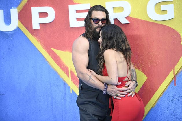 Supergirl UK Sneak Peek Fan Event, Cineworld Leicester Square, London, UK, 18 June 2026. Jason Momoa and Adria Arjona at Supergirl UK Sneak Peek Fan Event, Cineworld Leicester Square, London, UK, 18 June 2026., Credit:Justin Ng Avalon United Kingdom, London  Copyright: xJustinxNgx xAvalonx 1111070633