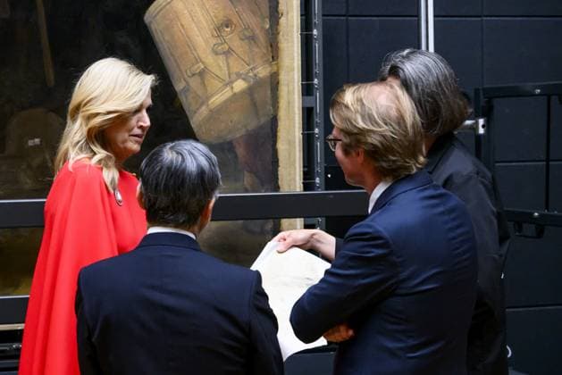 Amsterdam, The Netherlands, 2026-06-18 18:52:55 AMSTERDAM, 18-06-2026, Rijksmuseum At the invitation of King Willem Alexander and Queen Maxima, Emperor Naruhito of Japan is paying a state visit to the Netherlands. Emperor Naruhito is accompanied by Her Majesty Empress Masako. The state visit is a confirmation of the close and historic relationship between Japan and the Netherlands. The countries share 426 years of bilateral relations. PHOTO: NLBeeld Patrick van Emst In the photo: Emperor Naruhito and Queen Maxima visit the Rijksmuseum. During a guided tour, they view the Gallery of Honour, among other things. Credit: NL Beeld Patrick van Emst  Copyright: xx x