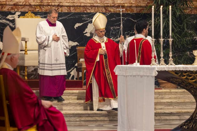 ITALY - POPE LEO XIV ATTENDS THE FUNERAL OF ITALIAN CARDINAL CAMILLO RUINI AT ST PETER S BASILICA IN THE VATICAN - 2026 6 18 Italy, Rome, Vatican, 2026 06 18 .Pope Leo XIV attends the funeral of Italian cardinal Camillo Ruini at St Peter s basilica in The Vatican EDITORIAL USE ONLY - NO BOOKS Copyright: xCLAUDIOxASQUINIx