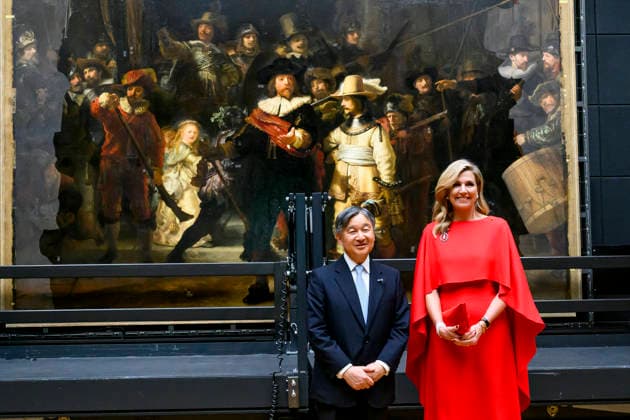 Entertainment Bilder des Tages 18-06-2026 Amsterdam Queen Maxima and Emperor Naruhito of Japan visited the Rijksmuseum in Amsterdam on the 2nd day of the 3 day statevisit to the Netherlands. Â  Copyright: xPPEx