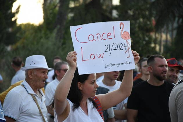 Anti-tourism project protests continue for 19th day in Albania TIRANA, ALBANIA - JUNE 18: Protests against a planned tourism project in the Zvernec area of the coastal city of Vlora continue for a 19th consecutive day in Tirana, Albania on June 18, 2026. Demonstrators gathered in Skanderbeg Square under the slogan Albania is not for sale, with a large number of participants joining the rally. Protesters opposed the reported sale of a beach in Zvernec as part of a tourism project allegedly linked to Ivanka Trump and Jared Kushner. Carrying banners, placards, and Albanian flags, demonstrators marched along the Boulevard of the Martyrs of the Nation toward the Prime Minister’s Office. Olsi Shehu Anadolu Tirana Albania. Editorial use only.  Copyright: x2026xAnadoluxOlsixShehux