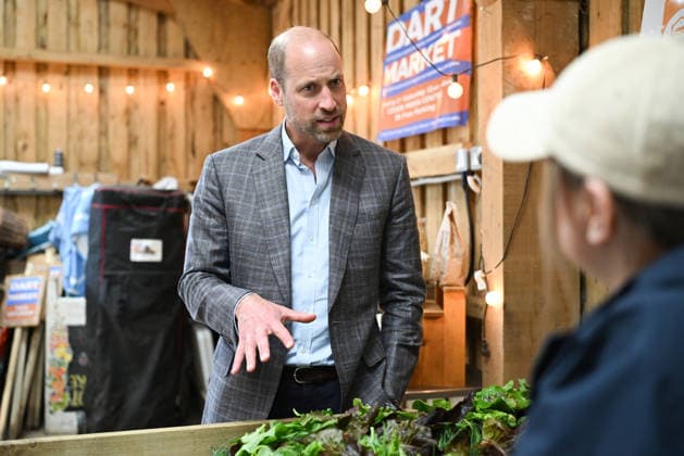 The Prince of Wales Visits The Apricot Centre TOTNES, ENGLAND - JUNE 18: Prince William, Prince of Wales takes a tour at the Apricot Centre, a carbon-negative farm and wellbeing service on June 18, 2026 in Totnes, England. The Prince will tour the farm and hear how the Apricot Centre has evolved into a financially viable and environmentally pioneering enterprise., Credit:Hugh Hastings PA ROTA - B68 Avalon United Kingdom, England, Totnes  Copyright: xHughxHastingsx xPAxROTAx-xB68x xAvalonx 1111091817